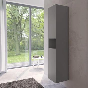 KEUCO Stageline Hochschrank 40 x 180 cm, Anschlag links, mit LED-Fachbeleuchtung (32831290101)