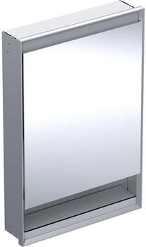 Geberit ONE Spiegelschrank mit Nische, ComfortLight, 1 Tür rechts, UP-Montage, 60 cm aluminium (505.821.00.1)