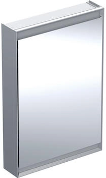 Geberit ONE Spiegelschrank, ComfortLight, 1 Tür links, AP-Montage, 60 cm aluminium (505.810.00.1)
