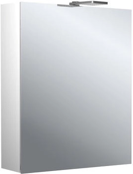 emco pure 2 Style LED-Lichtspiegelschrank 60 cm, mit LED-Aufsatzleuchte, 1 T&uuml;r (979705301)