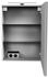 Fackelmann SCENO Spiegelschrank mit LED-Beleuchtung - Alibertschrank für Bad und Gäste-WC (50 x 68 x 15,3 cm) - SBC Badschrank mit Spiegel in Weiß - Tür rechts