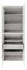 Fackelmann Verona Hängender Doppel Hochschrank - Premium Badmöbel Made in Germany - Weiß-Hochglanz - 60 x 162 x 31,8 cm - Inklusive Schublade zum Ausziehen