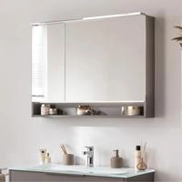 Fackelmann B.Paris LED-Spiegelschrank 90 x 71,8 cm, Badm&ouml;bel,