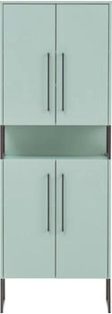 Möbelpartner Schildmeyer Badschrank Limone 701700, mint, stehend, (B/H/T) 65,2 x 183,4 x 33,1cm