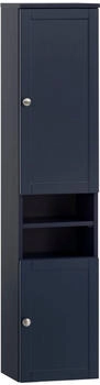 Möbelpartner Schildmeyer Hochschrank Jesper 155398, Nachtblau, 30,3 x 25,4 x 138,3 cm