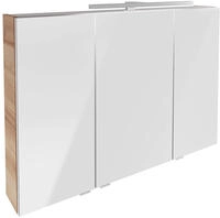 Fackelmann B.brillant LED-Spiegelschrank 100 x 68 cm, Badm&ouml;bel,