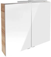 Fackelmann B.brillant LED-Spiegelschrank 80 x 68 cm, Badm&ouml;bel,