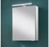 Fackelmann SCENO Spiegelschrank mit LED-Beleuchtung (40 x 68 x 15,3 cm) Weiß - Tür Links