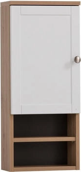 Möbelpartner Schildmeyer Hängeschrank Jesper 155981, Artisan Eiche/weiß matt, 30,3 x 16 x 70 cm