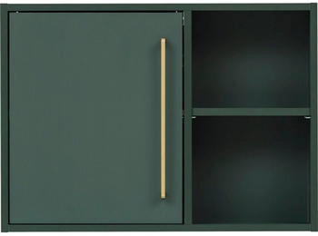 M&ouml;belpartner Schildmeyer Kent H&auml;ngeschrank 151117, waldgr&uuml;n/Gold, 66,8 x 16 x 48,4 cm