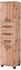 Möbelpartner SCHILDMEYER Hochschrank »Milan«, BxHxT: 40 x 163,7 x 32 cm - braun braun