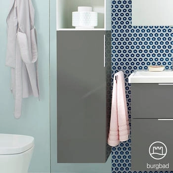 Burgbad Eqio halbhoher Schrank 1 Tür B: 35 H: 96 UH3525LF2010G0146