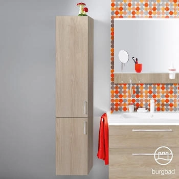 Burgbad Eqio Hochschrank 2 Türen B: 35 H: 176 HSFB035LF3180P95