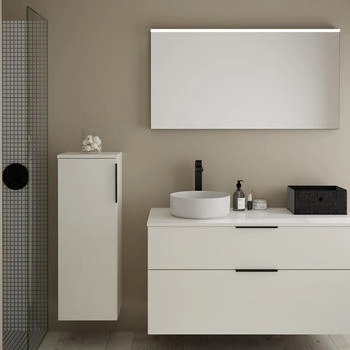 Burgbad Eqio halbhoher Schrank 1 Tür B: 35 H: 96 UH3525LF2009G0200