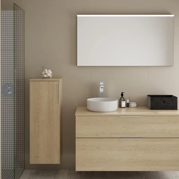 Burgbad Eqio halbhoher Schrank 1 Tür B: 35 H: 96 UH3525LF3180G0146