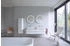 Duravit Happy D.2 Plus Waschtischunterbau wandhängend für Aufsatzbecken mittig 1300 x 550 x 354 mm Nachtblau Seidenmatt HP4942M9898