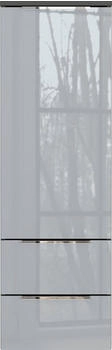 Germania Mediumschrank Vasio Graphit/Silbergrau mit Glastür und 2 Schubladen (7989-587)