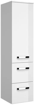 Pelipal Serie 4010 Midischrank weiß mit 1 Drehtür und 2 Auszügen (4010.093056)