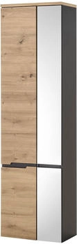 Stella Trading BASIC by Balculina Hochschrank Memphis BxHxT 50x176x31 (1-St) Breite 50 cm Tür L/R montierbar Softclose (70-285-T3)