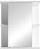 byLIVING Spiegelschrank Nebraska Breite 60 cm mit großer Spiegeltür und viel Stauraum weiß Korpus: weiss matt (94080)