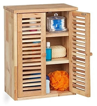 Relaxdays H&auml;ngeschrank Walnuss 35 x 21 x 46,5 cm