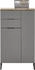 Basic By Balculina Midischrank Denver Grau Evoke Eiche (45-157-C0)