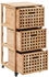 vidaXL Badschrank Massivholz Walnuss 41x41x91 cm (247601)