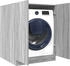 vidaXL Waschmaschinenschrank Grau Sonoma (813195)