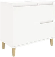 vidaXL Badschrank Wei&szlig; 65x33x60 cm Holzwerkstoff