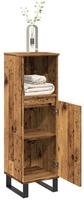 vidaXL Badschrank Altholz-Optik 30x30x100 cm Holzwerkstoff