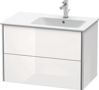 Duravit Xsquare Waschtischunterbau wandh&auml;ngend f&uuml;r 234683 Becken rechts 2 Schubk&auml;sten 810 x 478 x 560 mm Flannel Grey Seidenmatt XS417709090