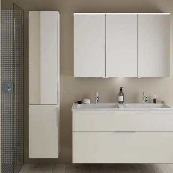 Burgbad Eqio Hochschrank 2 Türen B: 35 H: 176 HSKW035LF2009G0146