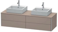 Duravit XSquare Waschtischunterbau f&uuml;r Konsole wandh&auml;ngend 160 cm, mit 4