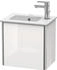 Duravit Xsquare Waschtischunterbau wandhängend für 072343 1 Tür rechts 410 x 289 x 400 mm Nachtblau Seidenmatt (XS4170R9898)