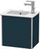 Duravit Xsquare Waschtischunterbau wandhängend für 072343 1 Tür rechts 410 x 289 x 400 mm Nachtblau Seidenmatt (XS4170R9898)