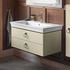 Duravit White Tulip Waschtischunterbau wandhängend für 236310 2 Schubkästen 984 x 458 x 410 mm Steingrau Seidenmatt/Amerikanischer (WT435207792)