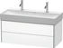 Duravit Xsquare Waschtischunterbau wandhängend für 235310 2 Schubkästen 984 x 460 x 397 mm Weiß Matt (XS416301818)