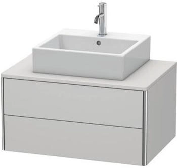 Duravit Xsquare Waschtischunterbau f&uuml;r Konsole 2 Schubk&auml;sten 800 x 548 x 400 mm Nordic Wei&szlig; Seidenmatt (XS491003939)