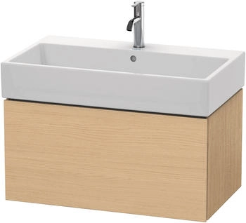 Duravit L-Cube Waschtischunterbau wandh&auml;ngend f&uuml;r 235080 784 x 459 x 394 mm Eiche Natur LC617703030