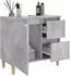 vidaXL Vanity unit (65 x 33 x 60 cm) cement grey