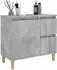 vidaXL Vanity unit (65 x 33 x 60 cm) cement grey