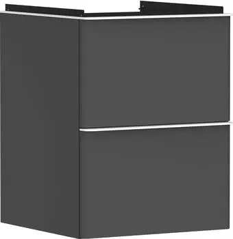 Hansgrohe Xelu Q 48 x 60.5 x 47.5 cm for washbasin, 2 drawers diamond grey matt, matt white (54020700)