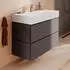 Hansgrohe Xilesa E 98 x 47 cm, 2 drawers slate grey matt with Push-Open (54297760)