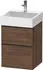 Duravit D-Neo Waschtischunterschrank wandhängend 2 Auszüge 48.4cm Nussbaum Dunkel (DE43700BD210000)