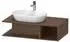 Duravit D-Neo Waschtischunterbau wandhängend für Becken links 1 offenes Fach 1000 x 550 x 260 mm Nussbaum dunkel DE492902121