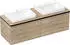 Hansgrohe Xelu Q 156 x 48.5 x 55 cm with 2 drawers natural oak, matt black (54072670)