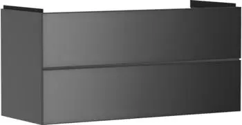 Hansgrohe Xevolos E 118 x 55.5 x 47.5 cm with 2 drawers slate grey matt (54186770)
