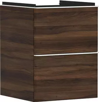 Hansgrohe Xelu Q 48 x 60.5 x 47.5 cm for washbasin, 2 drawers dark walnut, matt white (54022700)