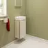 Hansgrohe Xilesa E 34 x 24 cm compatible with washbasin, right-hand door, sand beige matt (54244780)
