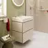 Hansgrohe Xilesa E 63 x 47 cm, 2 drawers sand beige matt (54256780)